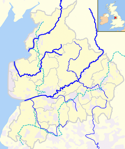 Rivers in Lancashire is located in Lancashire