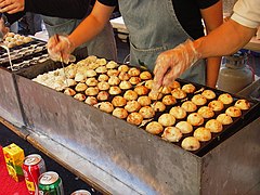 Takoyaki pishirish