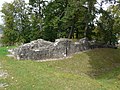 ORL 40 Osterburken Annexkastell Südmauer und Südtor, Blick nach NO