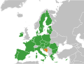 французская : UE avec les frontières internes.