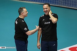 Iran men's national volleyball team in training, 30 December 2019 10.jpg