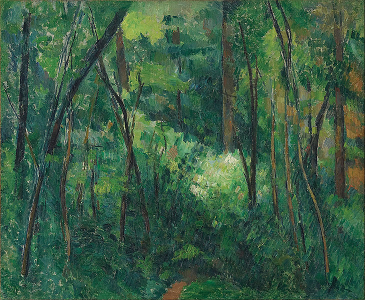 File:Paul Cézanne - Interior of a forest - Google Art Project.jpg