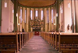 Interieur van deze kerk