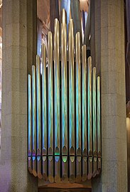 Orgue vu du déambulatoire