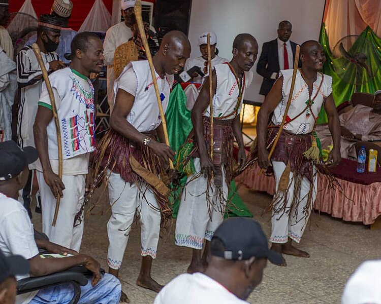 File:44.Fulani Man's peoples are dancing their cultural dance.jpg