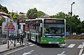 La ligne 420 était la plus fréquentée du réseau Mozaïk. Desservie soit par des Mercedes Citaro comme sur l'image ou par des GX-327