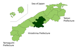 Lokasi Ōchi di Prefektur Shimane