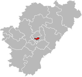 Situation of the canton of Angoulême-2 in the department of Charente