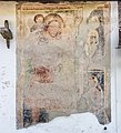 English: Fresco of Saint Christopher at the north wall Deutsch: Christophorus-Fresko an der Nord-Wand