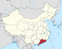 Guangdong – Localizzazione