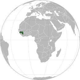 Guinea - Localizzazione