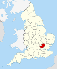 Herfordshire'ın İngiltere'de konumu