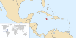 Localización de Jamaica