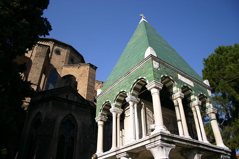 File:6145 - Bologna - San Francesco - Alberto di Guidobono e Albertino d'Enrico, Arca di Odofredo (+1265) - Foto Giovanni Dall'Orto, 9-Feb-2008.jpg