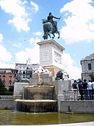 Madrid - Plaza de Oriente, Monumento a Felipe IV 3.jpg