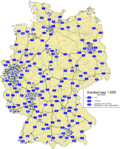 Miniatura per Autostrade in Germania