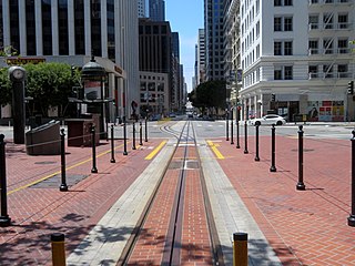 The terminal, empty of cars, in 2020 during the COVID-19 shutdown