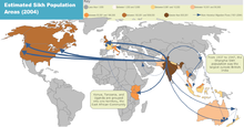 Mapa mundial coloreado