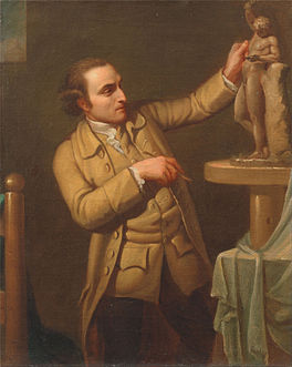 Retrat de Joseph Nollekens (entre 1770 i 1771, oli sobre tela, 635 mm x 483 mm, Centre d'Art Britànic de Yale, New Haven, Connecticut)