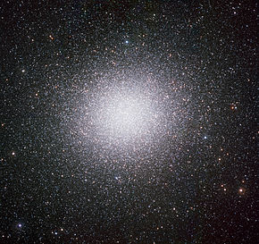 Kulová hvězdokupa Omega Centauri na snímku z přístroje WFI na observatoři La Silla. Autor: ESO.