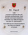 English: Plaque Deutsch: Beschreibungstafel