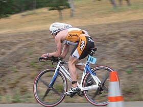 Hektor Llanos im Wildflower Triathlon, 2009