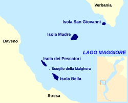 Isola Madre - Localizzazione