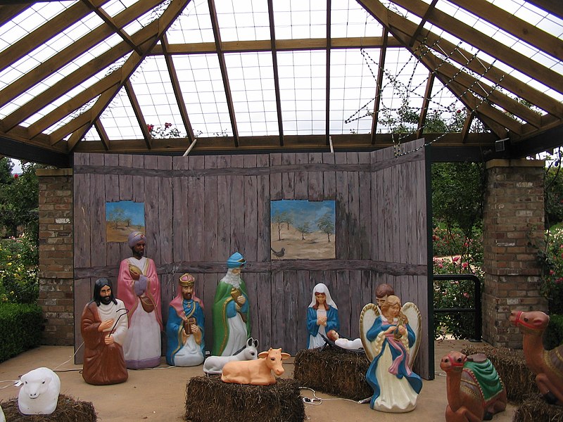 File:Jesus in a Manager - Taken on the Tuesday, 29th December 2009. - panoramio.jpg