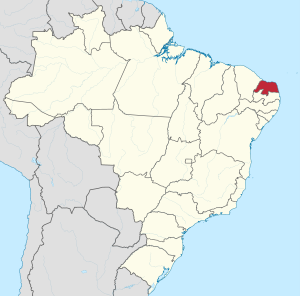 Localização do Rio Grande do Norte no Brasil