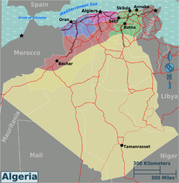 Mappa divisa per regioni