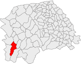 Location in Suceava County