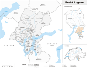 Localisation de District de Lugano