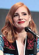 Jessica Chastain at the 2015 San Diego Comic-Con International in San Diego, California.