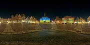 Thumbnail for File:Lueneburg town hall illuminated in Ukrainian colours.jpg