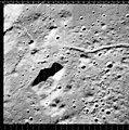 Vallis Schröteri, plánované miesto pristátia zrušenej misie Apollo 18, 18. február 1967