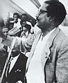 Sheikh Mujibur Rahman anunciando los Seis Puntos el 5 de Febrero de 1966 en Lahore