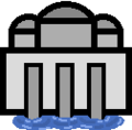 Water Pumping station map icon