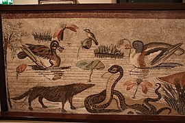 Nile River mosaic landscape, from House of the Faun, Pompeii (48451594506).jpg