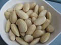 Blanched almonds