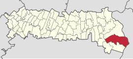 Location in Ialomița County