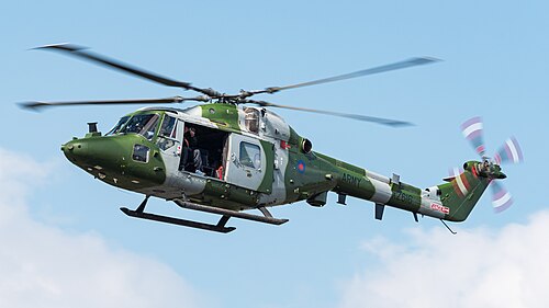 British Army Westland WG-13 Lynx AH7 (ZX616) at RIAT 2024.