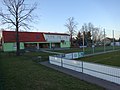 Kantine bij het voetbalveld