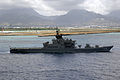 JS Hiei departs Pearl Harbor on 5 July July 2006