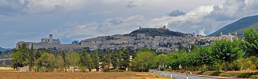 Assisi látképe