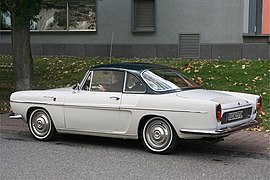 Renault Floride S, built in 1963, with hardtop, left side and rear