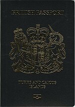 Thumbnail for File:British Passport (Turks and Caicos) Series C - Cover.jpg