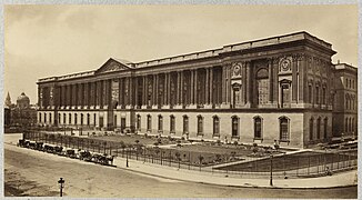 Colonnade, état 1900 après travaux de Duban.