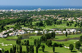 Vue générale du golf en 2011.