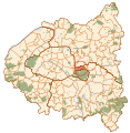 Localisation de Vincennes en région parisienne