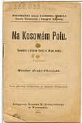 Teodor Jeske-Choiński Na Kosowém Polu: opowieść z dziejów Serbji w XIV wieku